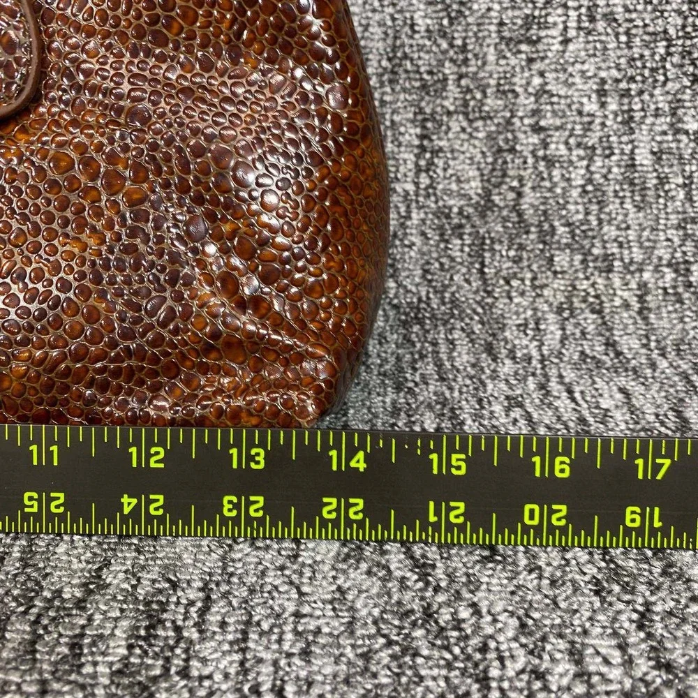 Primeware Insulated‎ Wine Clutch Women OS Brown Faux Croc Textured Picnic Bag